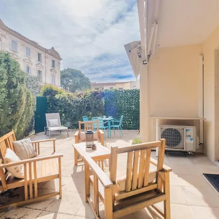 3p Garden-level With Pool Apartment Cannes